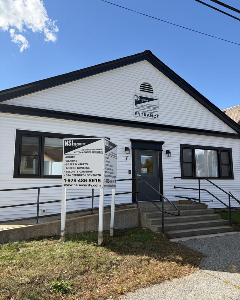 NSI Security Systems storefront in Littleton, MA
